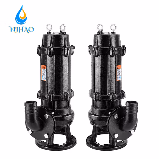 Qw Pompa sommergibile verticale per acque luride